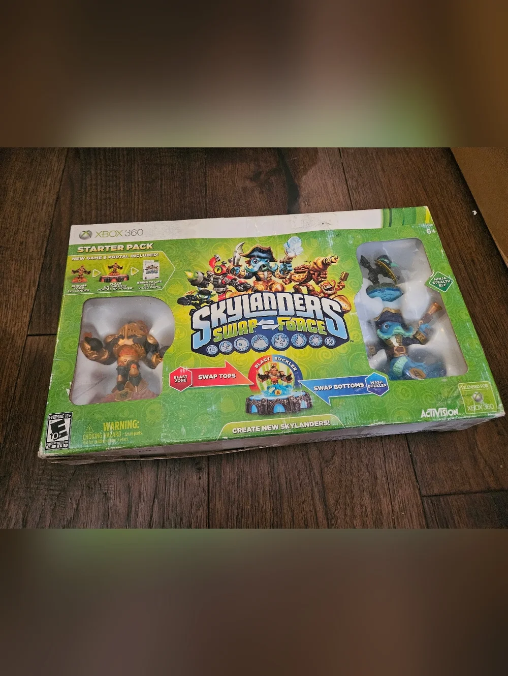 Skylanders Swap Force Starter Pack for Microsoft Xbox 360 Damaged Box.